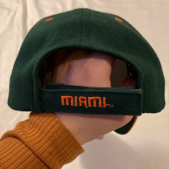 YOUTH Velcro Miami Hurricanes Cap - Picture 2 of 7